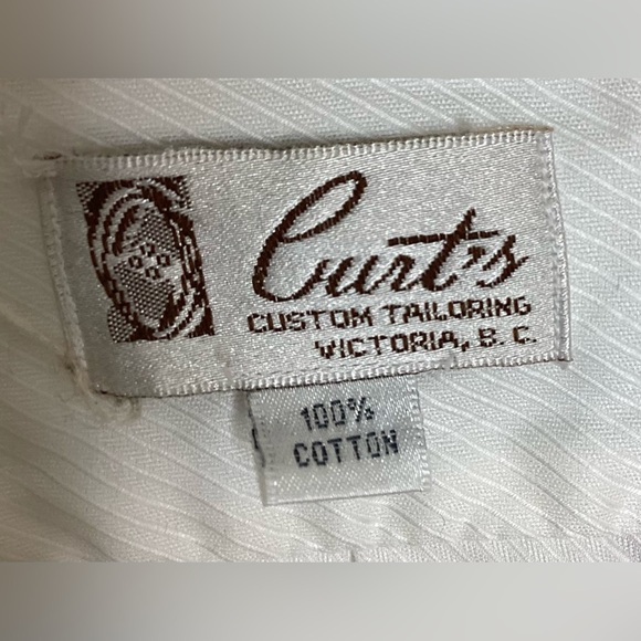 Curt’s formal white dress shirt. 100% cotton, 16.5 neck. Good condition - Picture 3 of 13